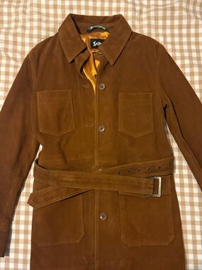 Women’s schott nyc suede coat size small